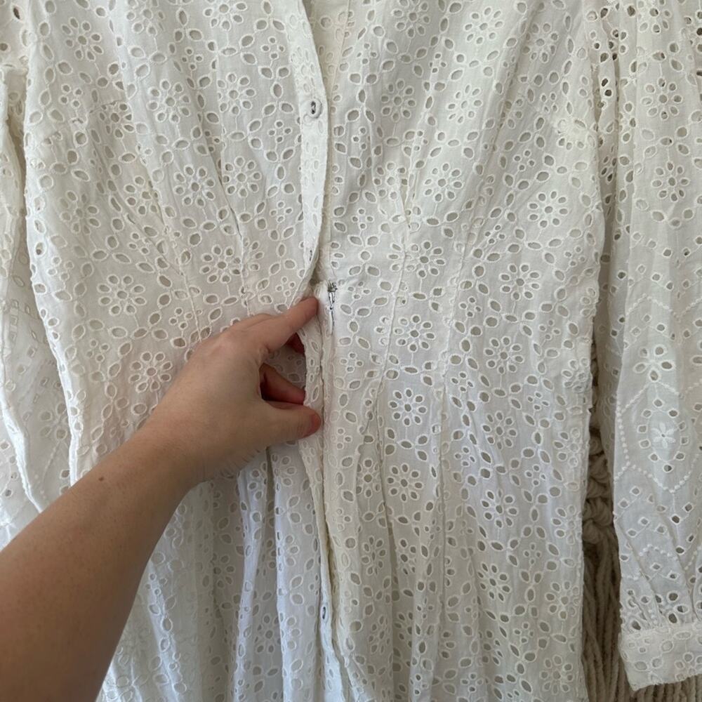 Veronica Beard Kylan Eyelet Dress - Picture 5 of 8